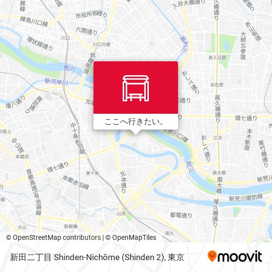 新田二丁目 Shinden-Nichōme (Shinden 2)地図