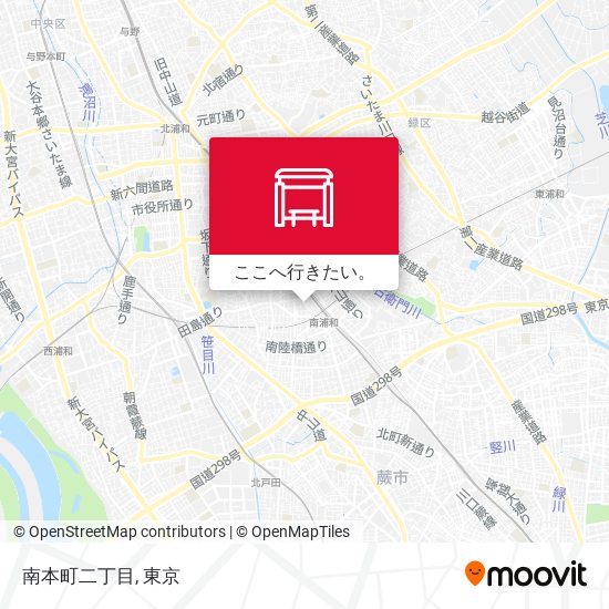 南本町二丁目地図