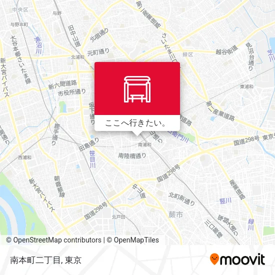 南本町二丁目地図