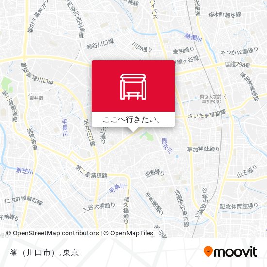 峯（川口市）地図