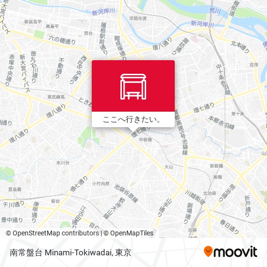 南常盤台 Minami-Tokiwadai地図