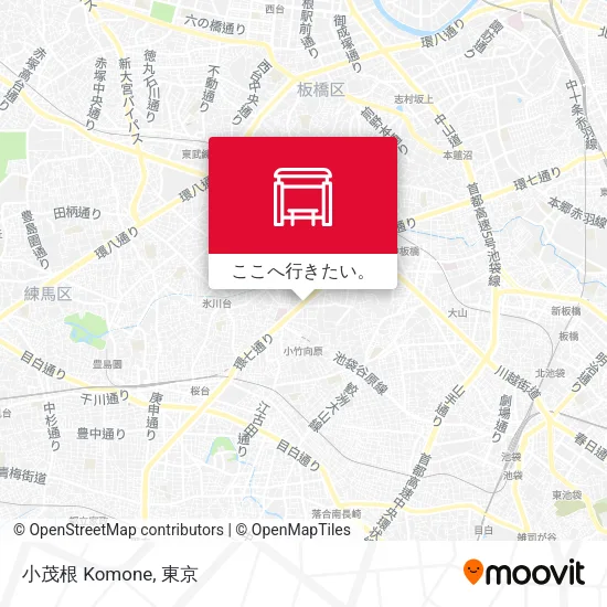 小茂根 Komone地図