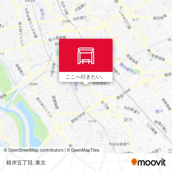 根岸五丁目地図