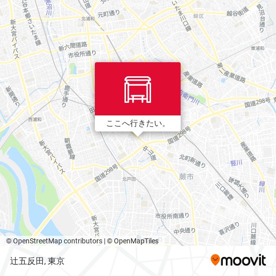 辻五反田地図
