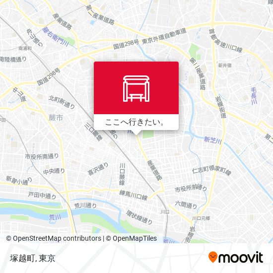 塚越町地図