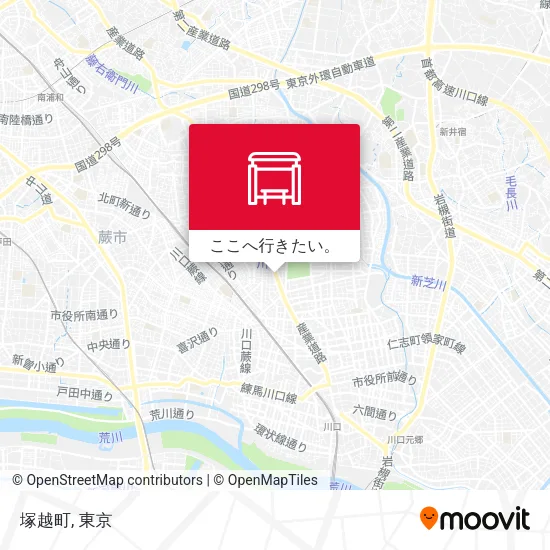 塚越町地図