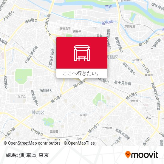 練馬北町車庫地図
