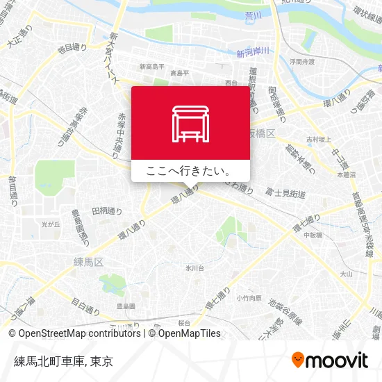 練馬北町車庫地図