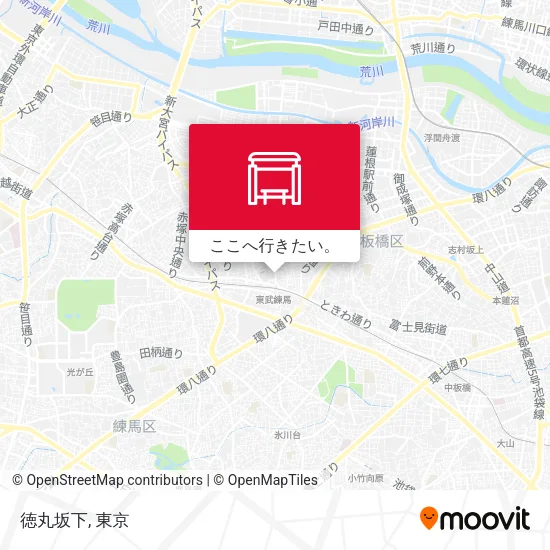 徳丸坂下地図