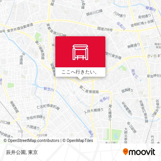 辰井公園地図