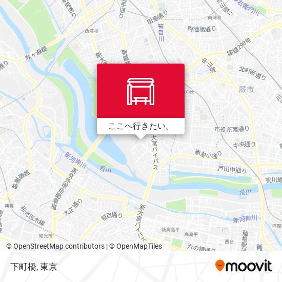 下町橋地図