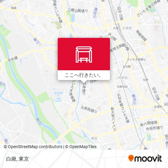 白鍬地図