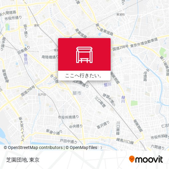 芝園団地地図