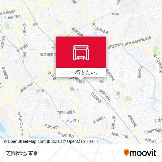 芝園団地地図