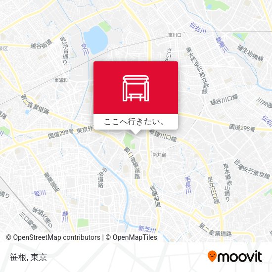 笹根地図
