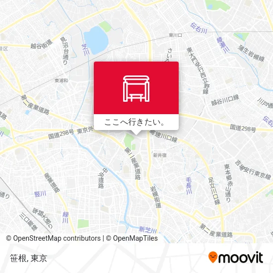 笹根地図