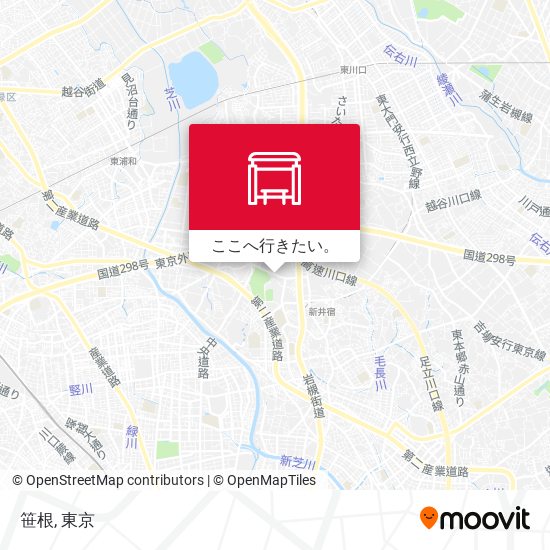 笹根地図