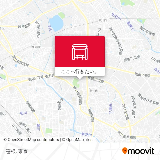 笹根地図