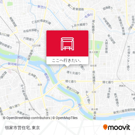 領家市営住宅地図