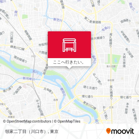 領家二丁目（川口市）地図