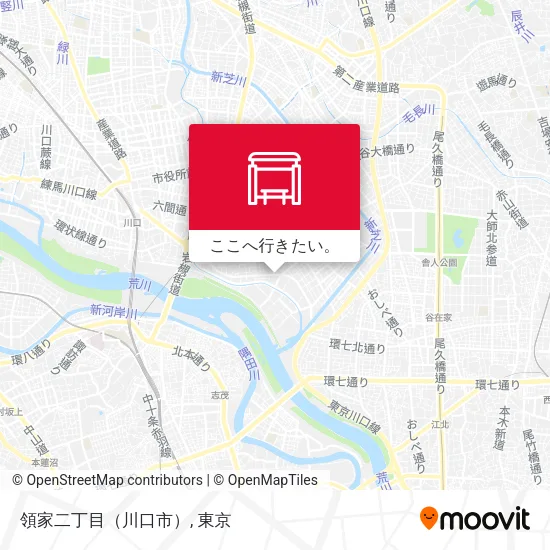 領家二丁目（川口市）地図