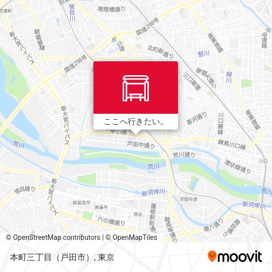 本町三丁目（戸田市）地図