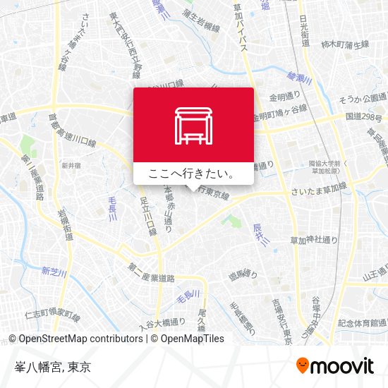 峯八幡宮地図