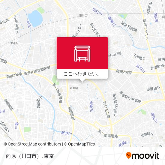 向原（川口市）地図