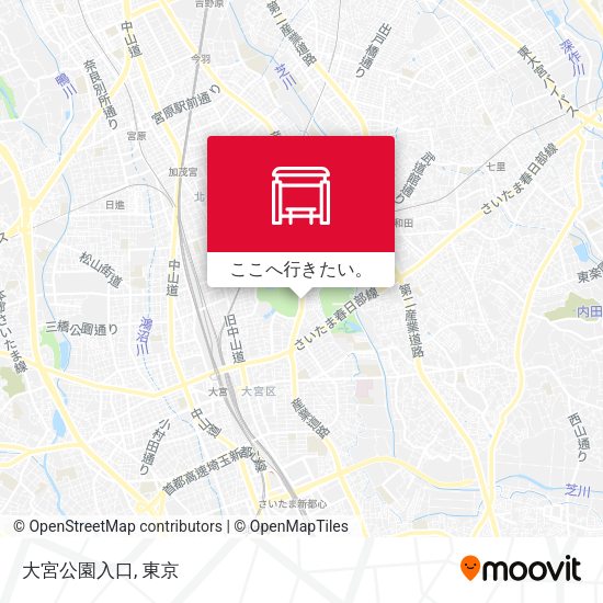大宮公園入口地図