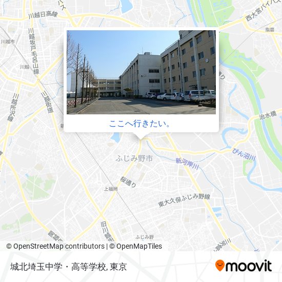 城北埼玉中学・高等学校地図