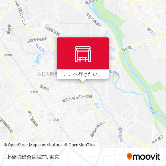 上福岡総合病院前地図