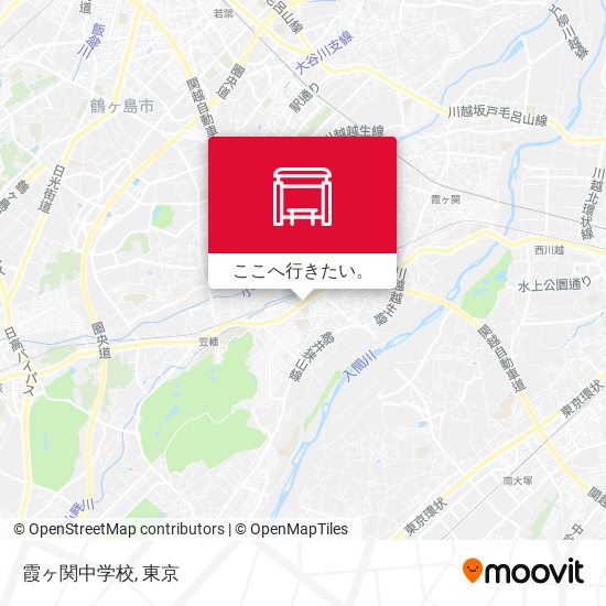 霞ヶ関中学校地図