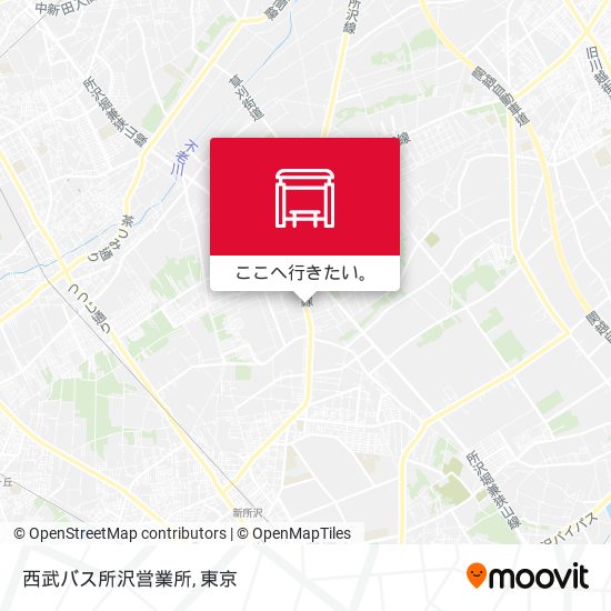 西武バス所沢営業所地図