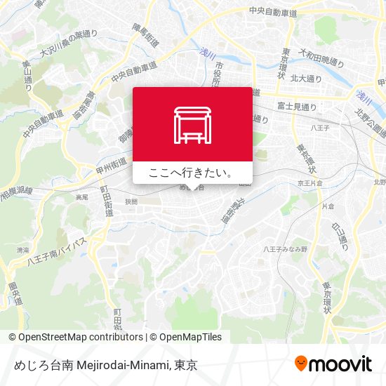 めじろ台南 Mejirodai-Minami地図