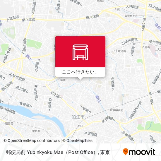 郵便局前 Yubinkyoku Mae（Post Office）地図