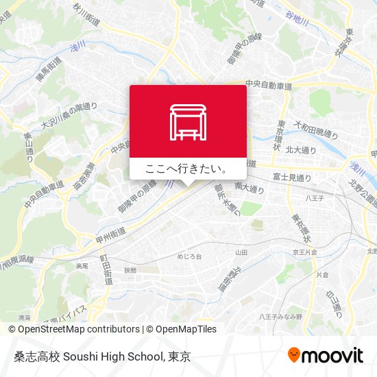 桑志高校 Soushi High School地図