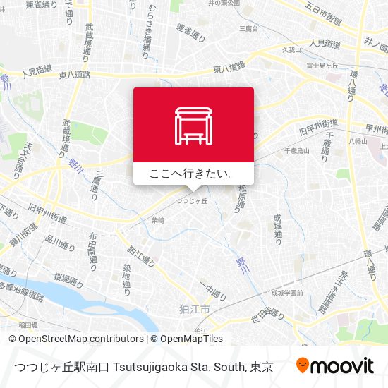 つつじヶ丘駅南口 Tsutsujigaoka Sta. South地図