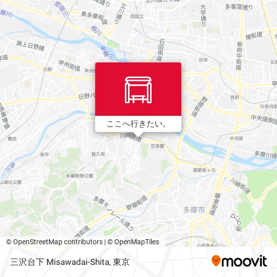 三沢台下 Misawadai-Shita地図
