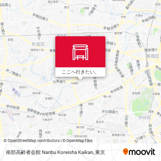 南部高齢者会館 Nanbu Koreisha Kaikan地図