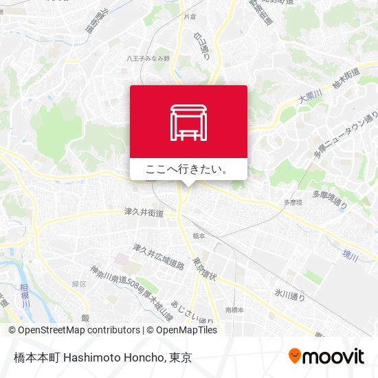 橋本本町 Hashimoto Honcho地図