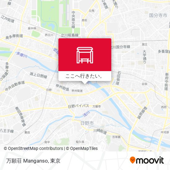 万願荘 Manganso地図