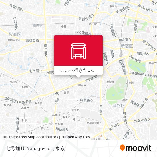 七号通り Nanago-Dori地図