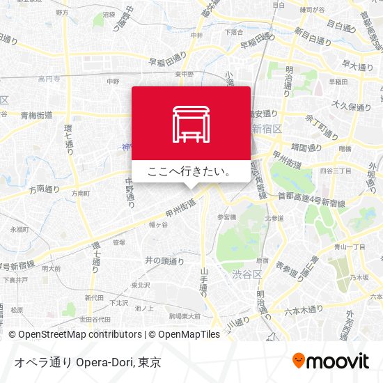オペラ通り Opera-Dori地図