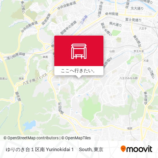 ゆりのき台１区南 Yurinokidai 1　South地図