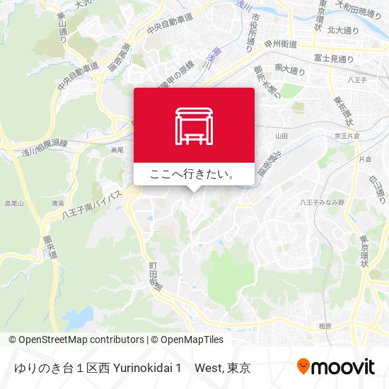 ゆりのき台１区西 Yurinokidai 1　West地図