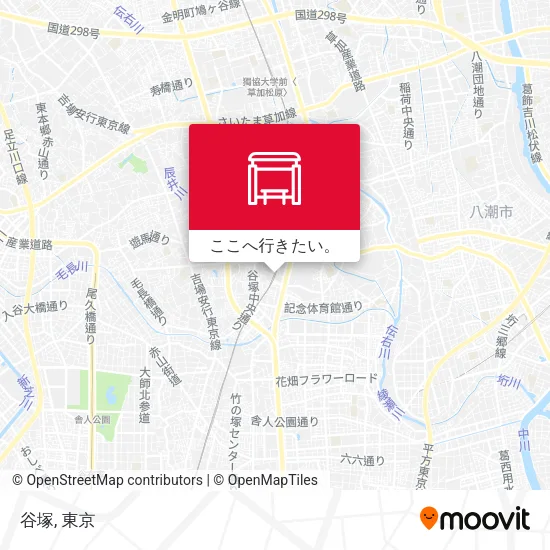 谷塚地図