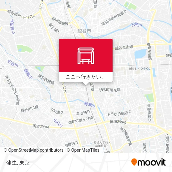 蒲生地図