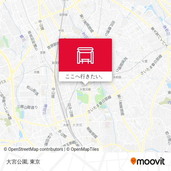 大宮公園地図