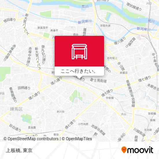 上板橋地図