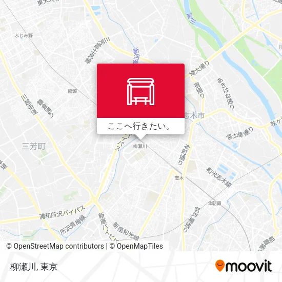 柳瀬川地図
